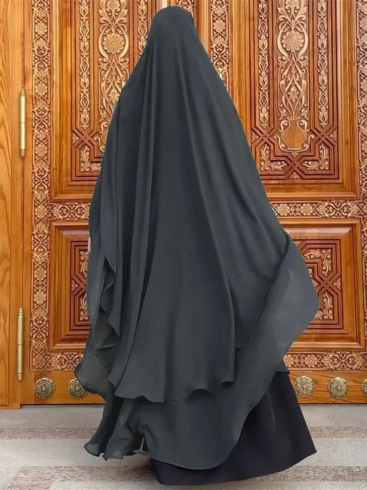 Dubai Chiffon Abaya Set
