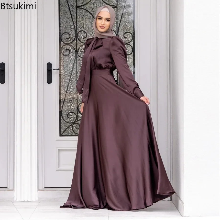 Elegant Satin Turkey Evening Dresses