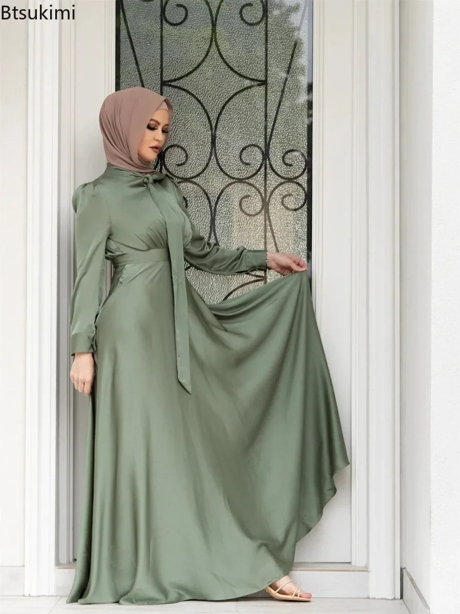 Elegant Satin Turkey Evening Dresses