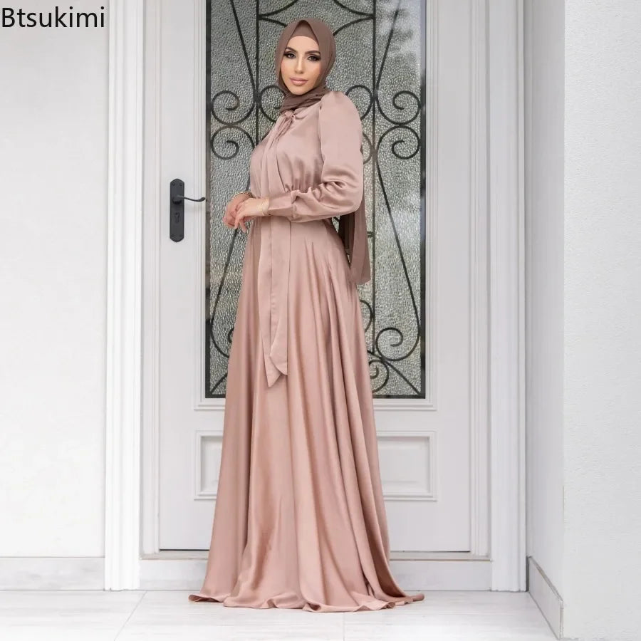 Elegant Satin Turkey Evening Dresses
