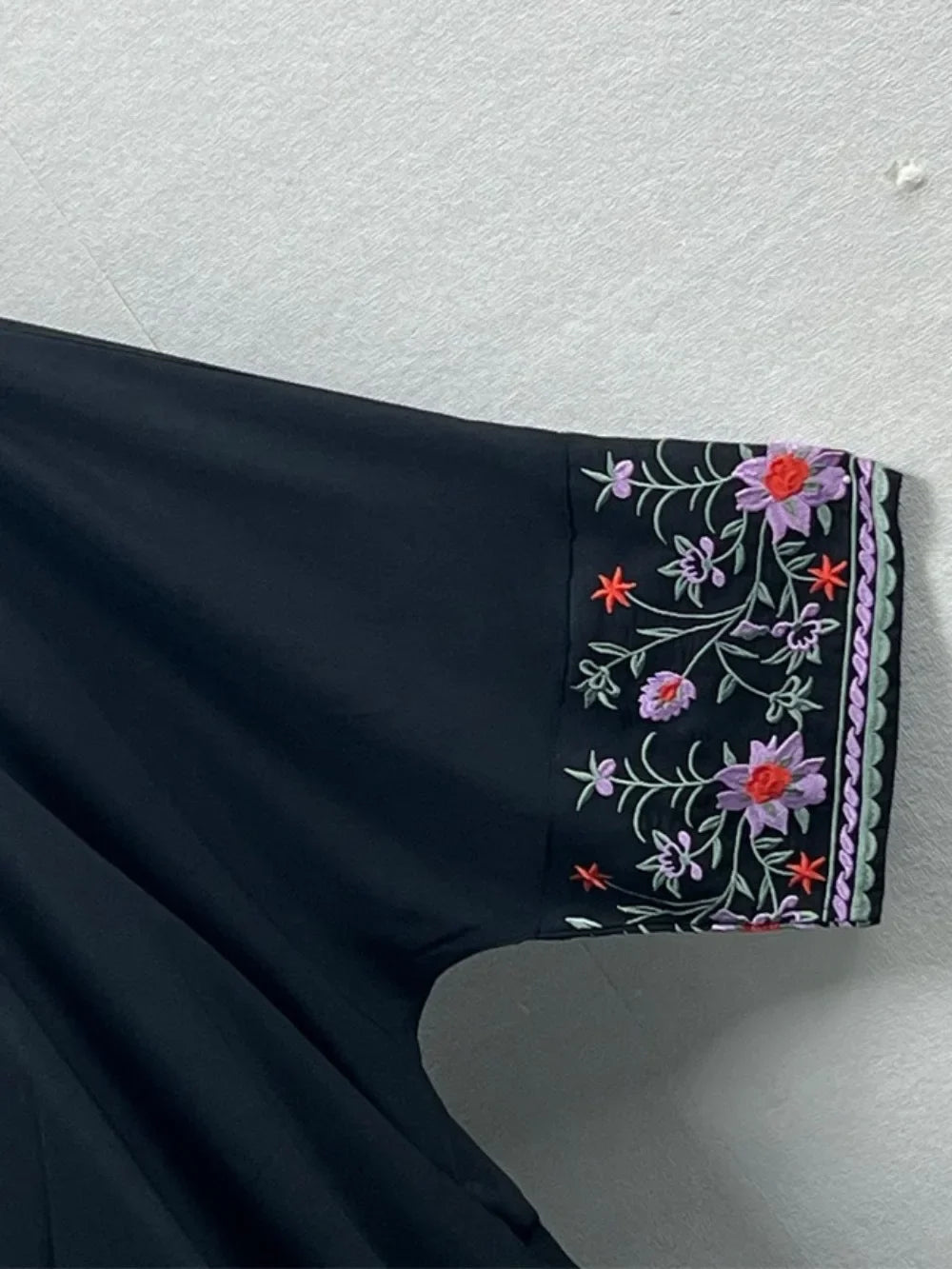 Embroidery Muslim Without Scarf Outwear Abaya