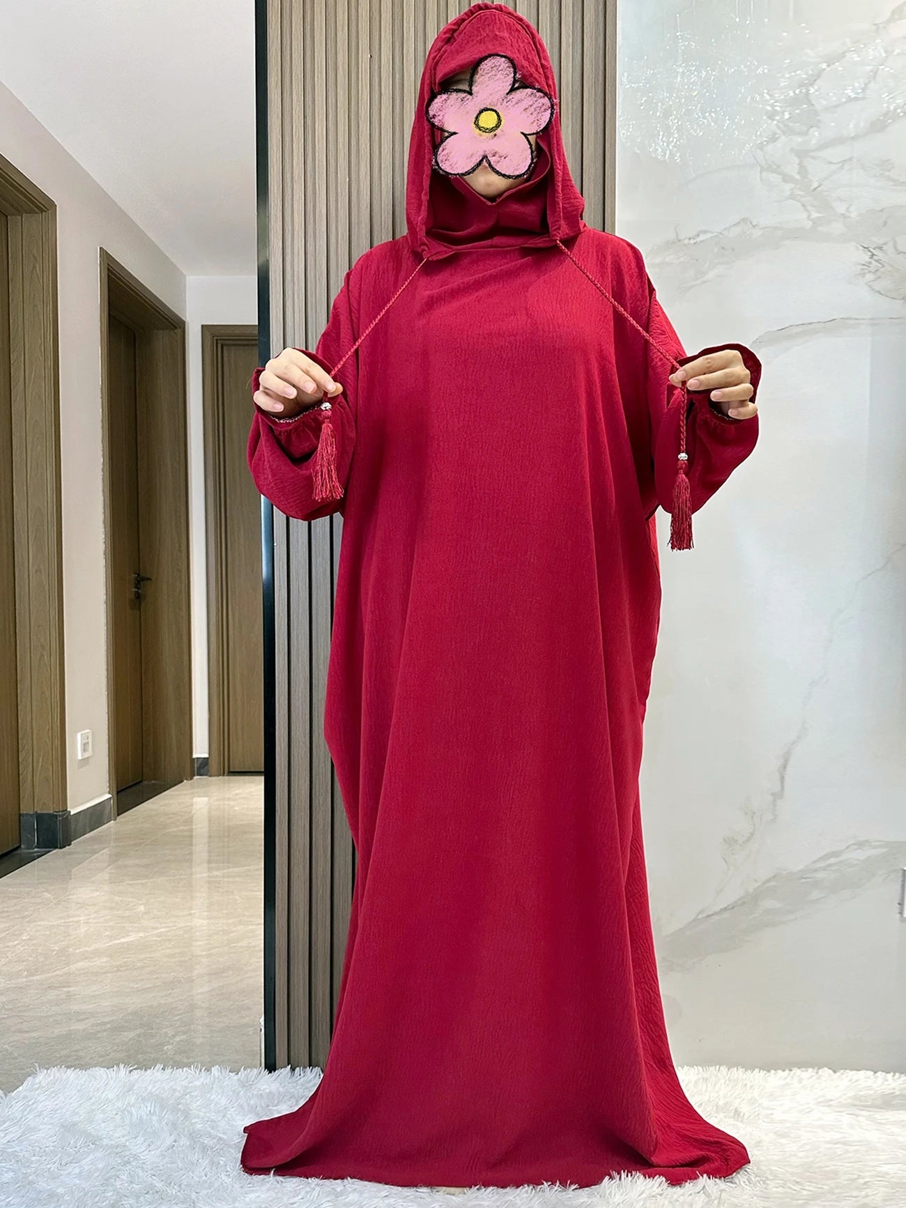 Hooded Long Maxi Dress