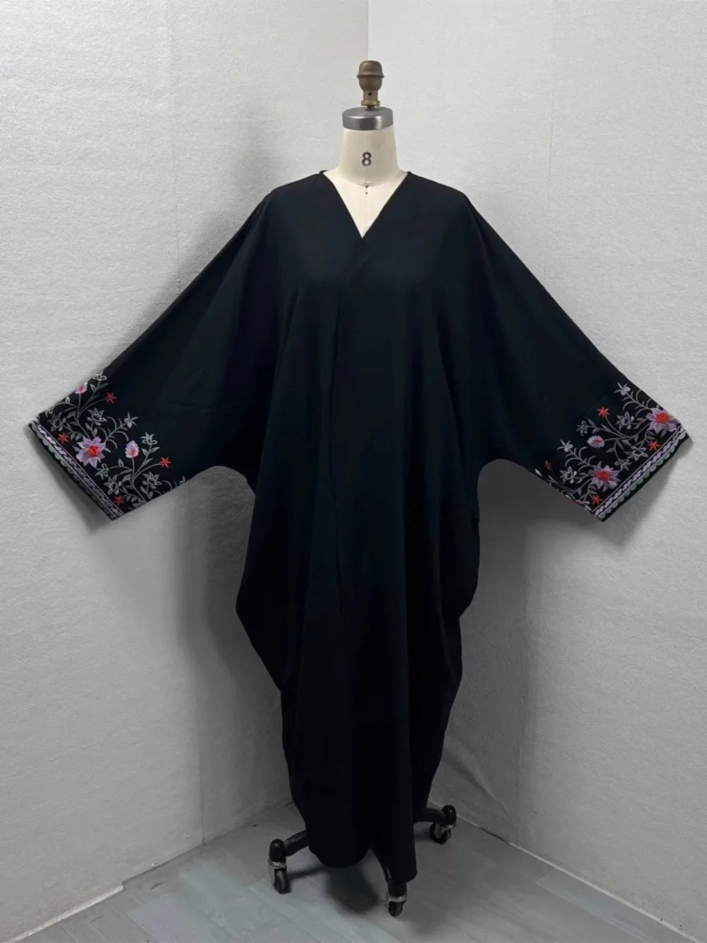 Embroidery Muslim Without Scarf Outwear Abaya