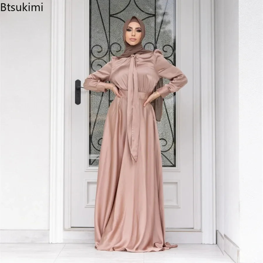 Elegant Satin Turkey Evening Dresses