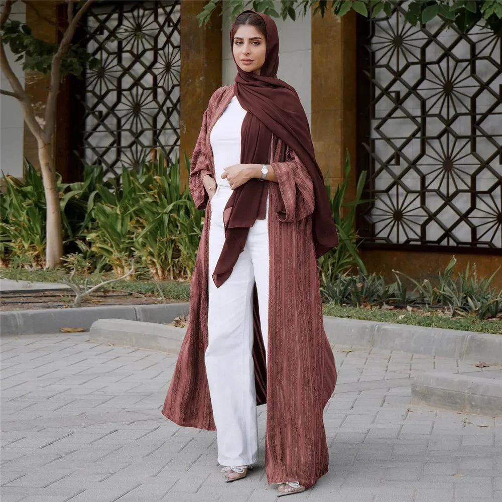Dubai Open Long Sleeve Abaya