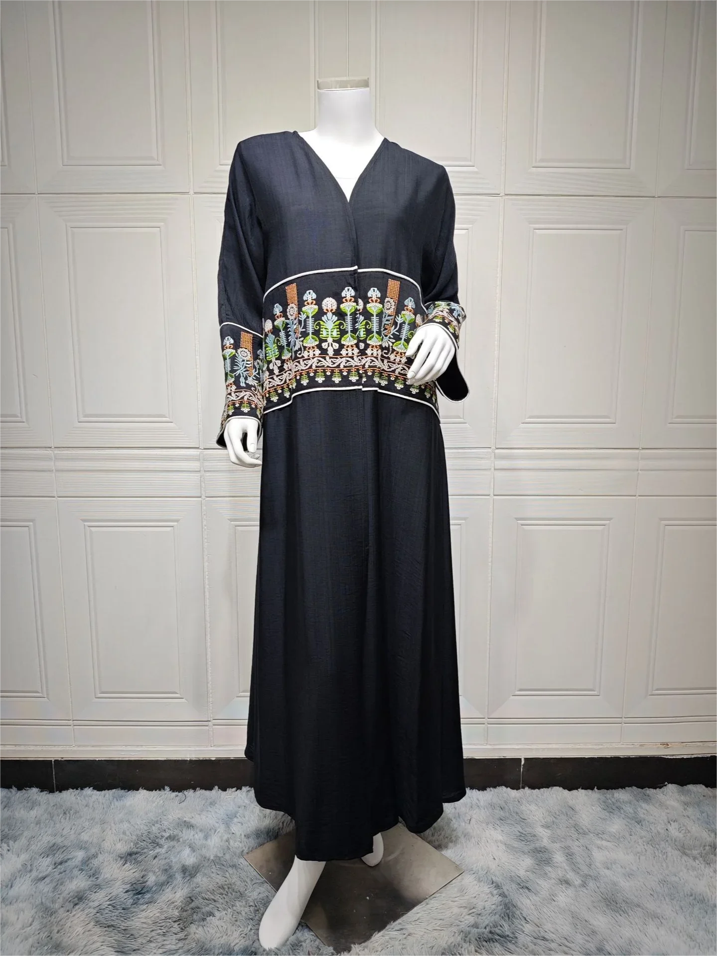 Embroidered Abaya Kaftan – Dubai Morocco Style