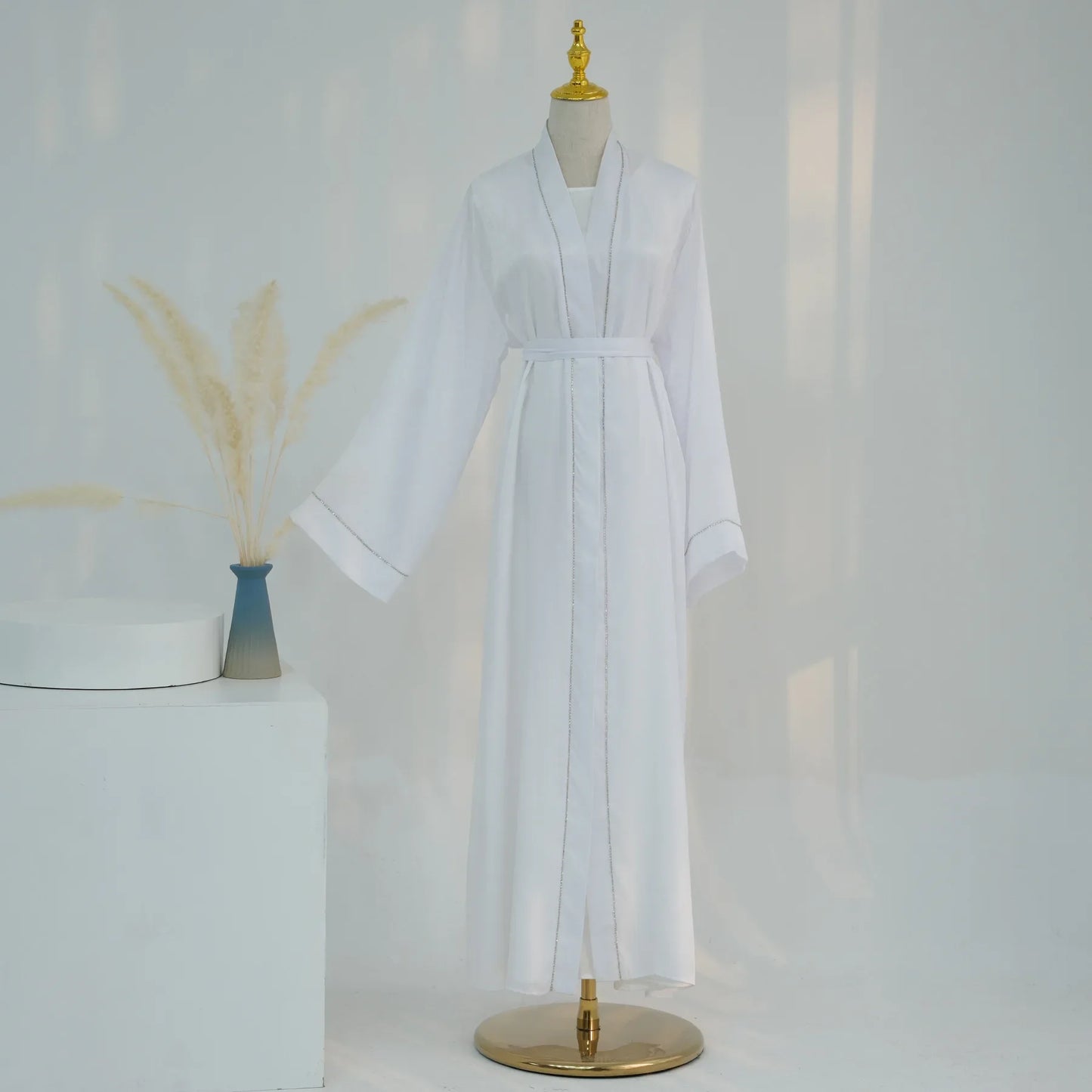 Dubai Satin Open Abaya
