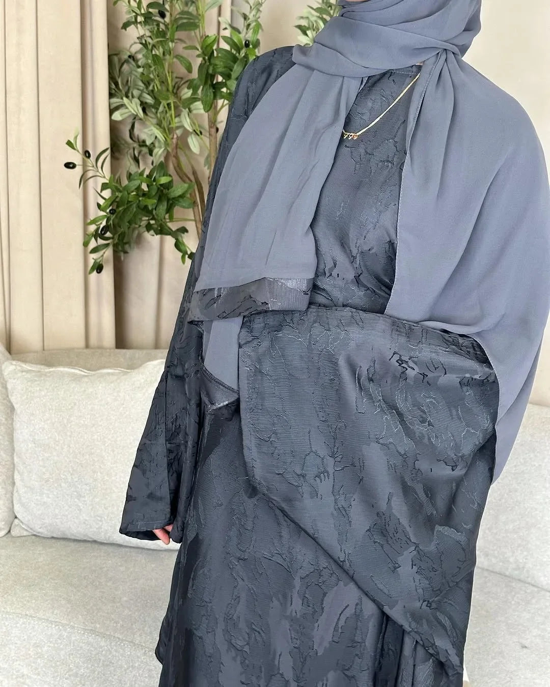 Dubai Luxury 2 Piece Abaya Sets