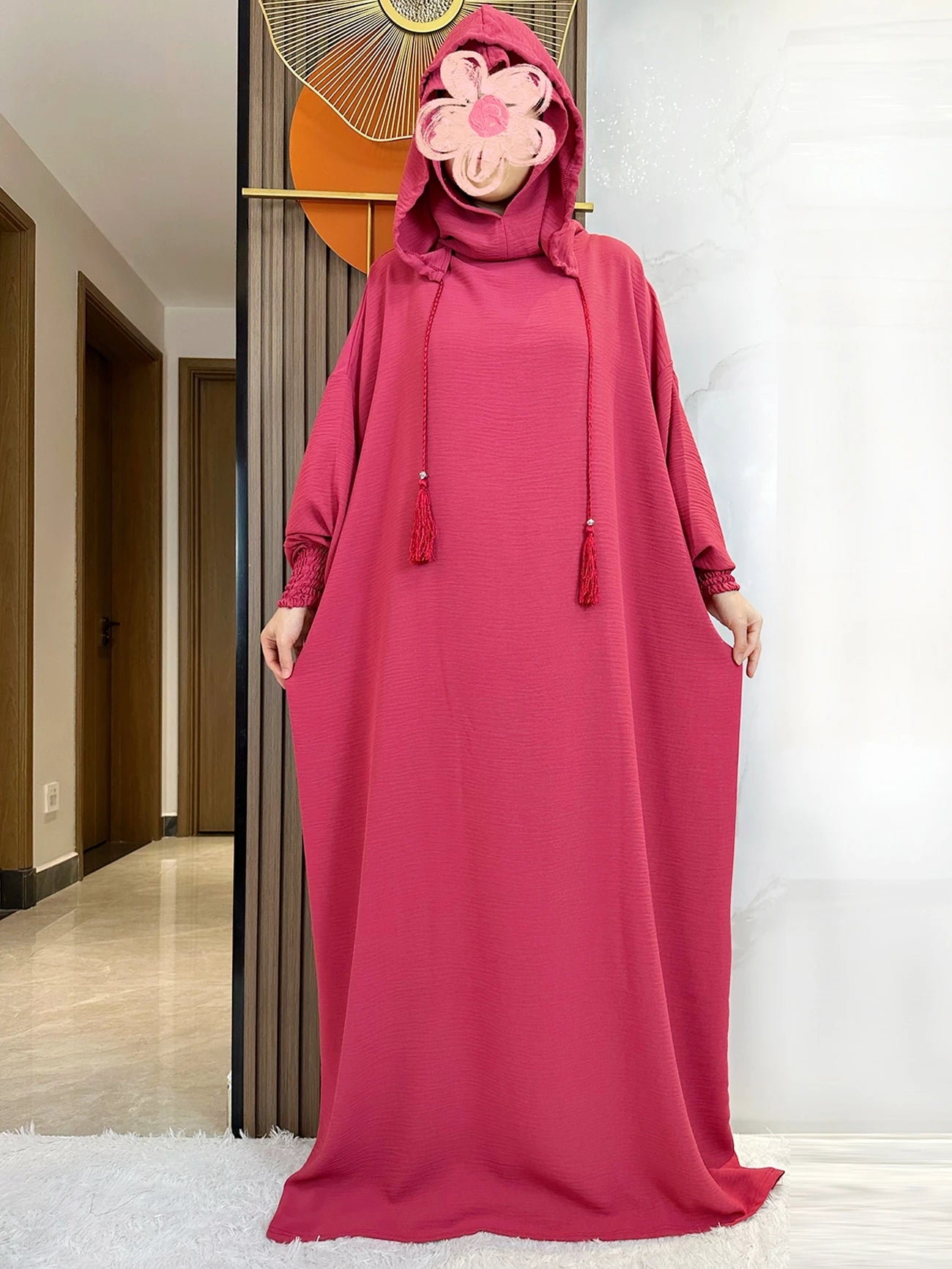 Hooded Long Maxi Dress