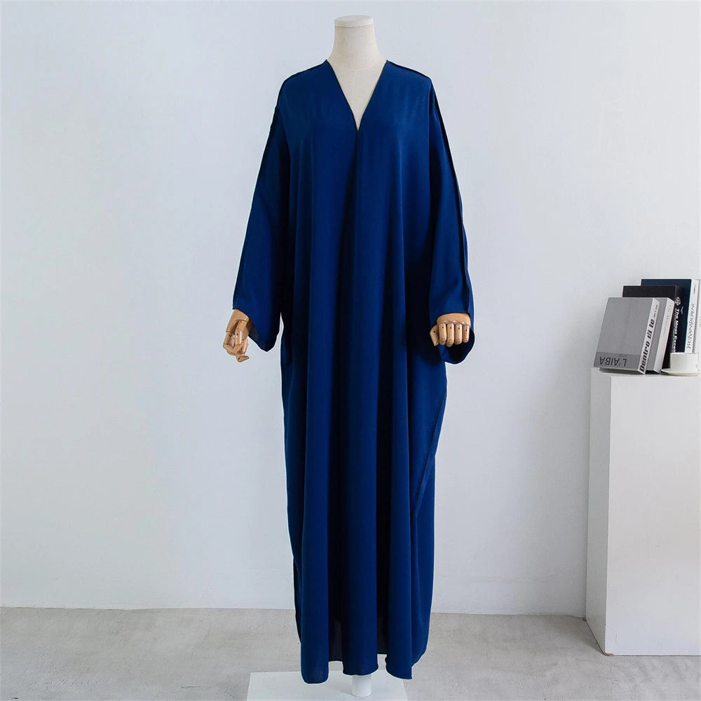 Satin Kimono Open Abayas for Women 2025 Ramadan Muslim Dress Turkey Kaftan Kebaya Caftan Marocain Abaya Dubai Luxury Jalabiya