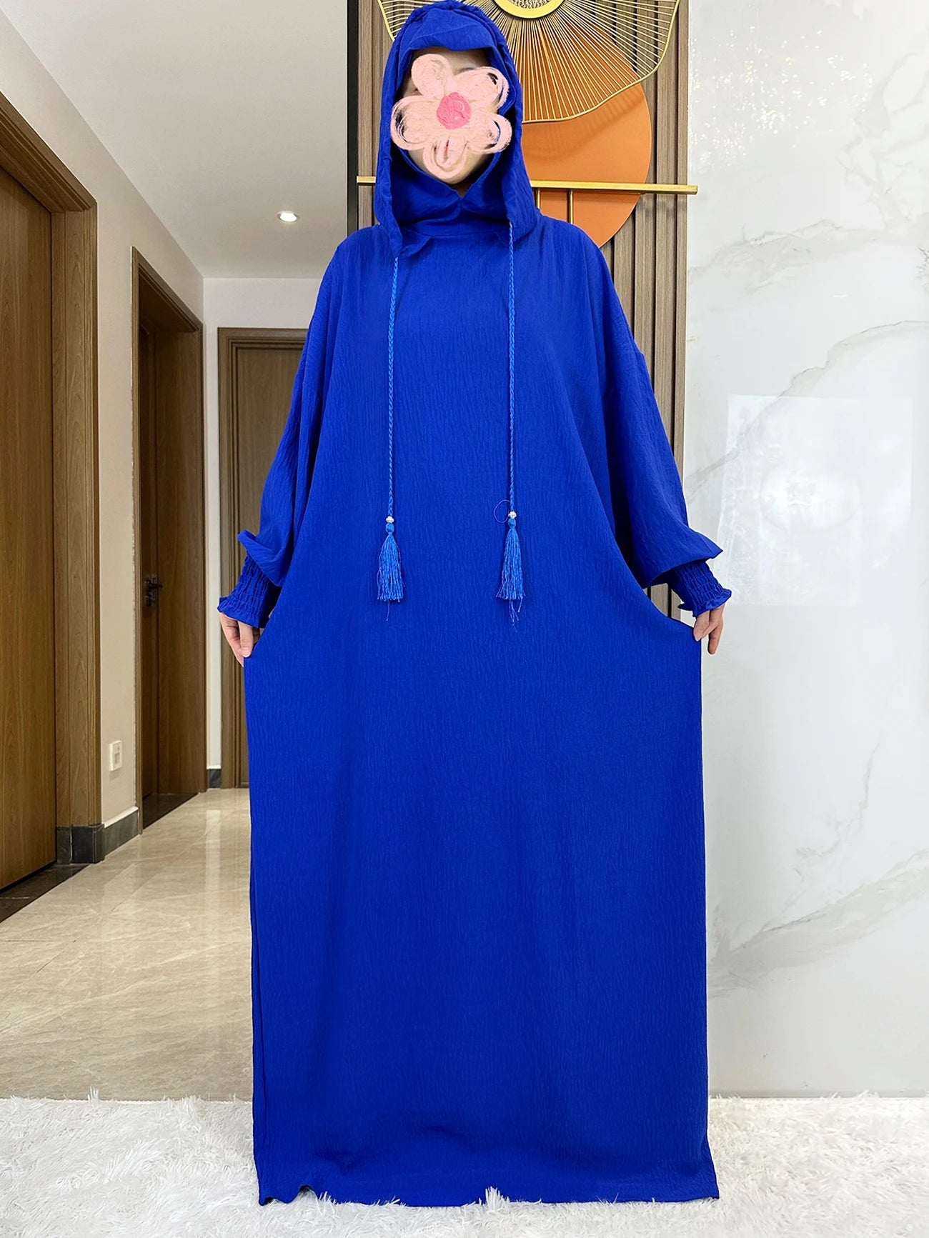 Hooded Long Maxi Dress