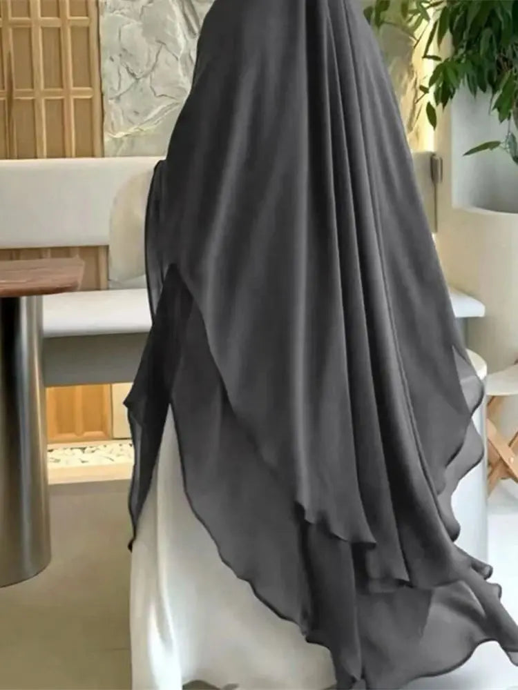 Dubai Chiffon Abaya Set