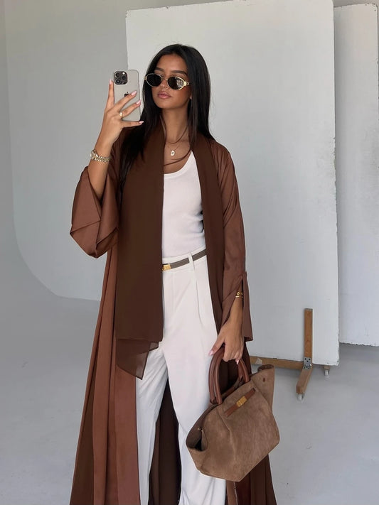 Moroccan Style Open Abaya