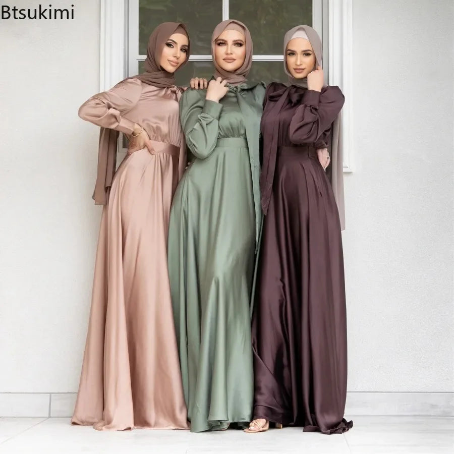 Elegant Satin Turkey Evening Dresses