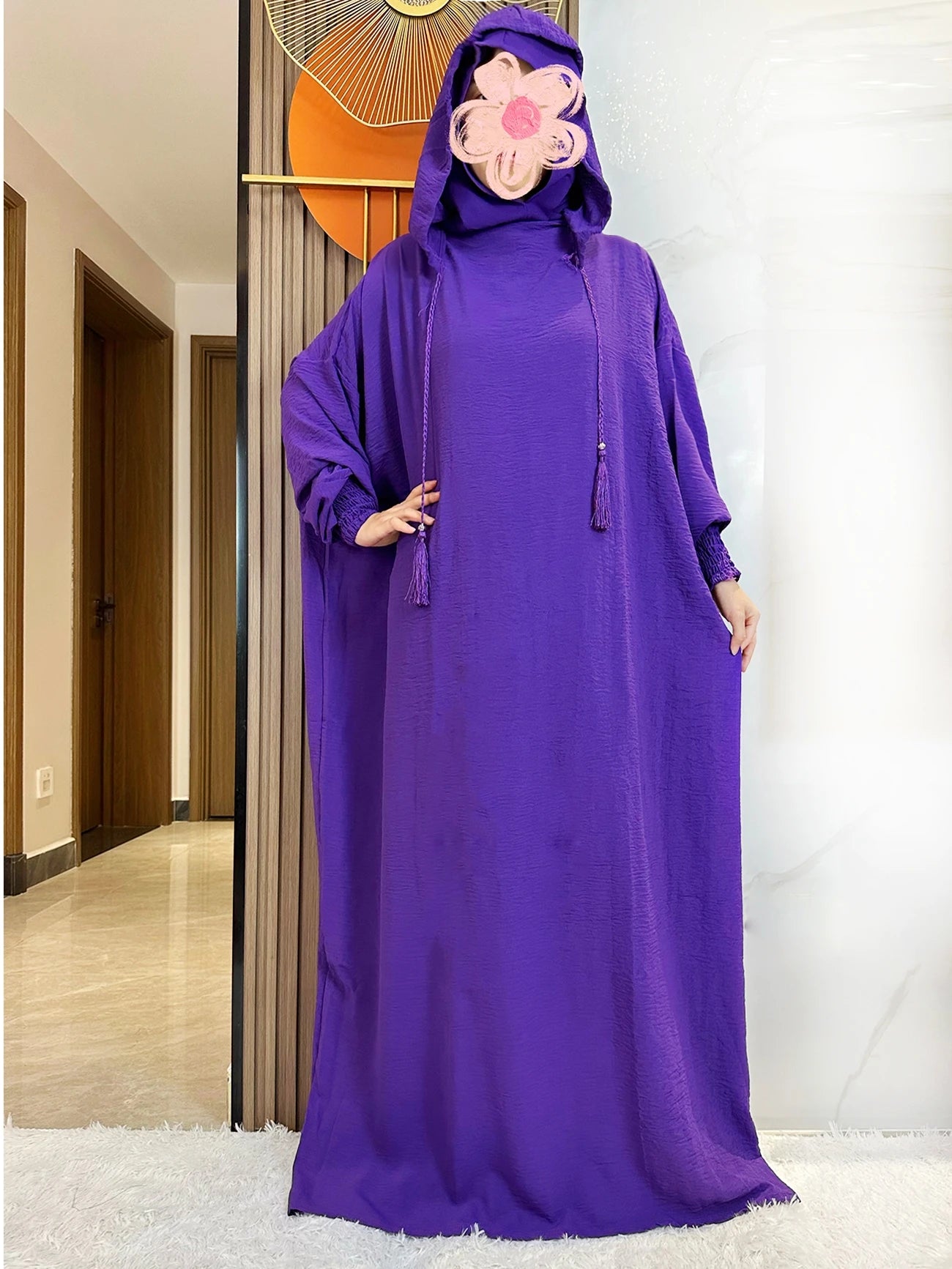 Hooded Long Maxi Dress