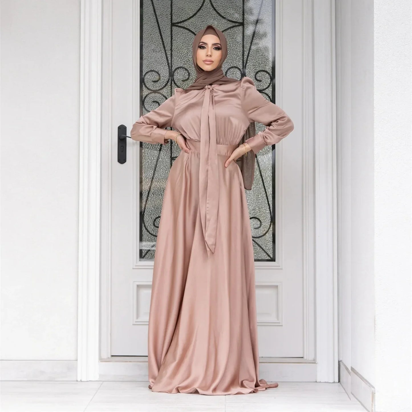 Elegant Satin Turkey Evening Dresses