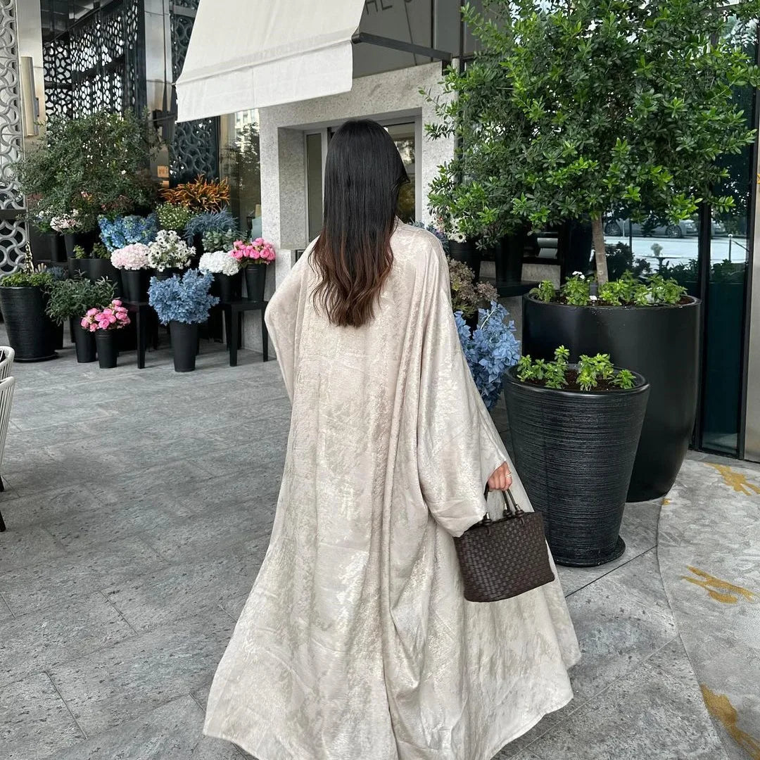 Elegant Dubai Modest open abaya
