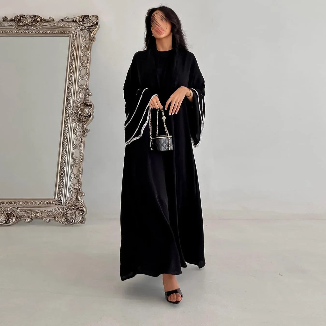 Dubai Luxury 2025 Open Abaya