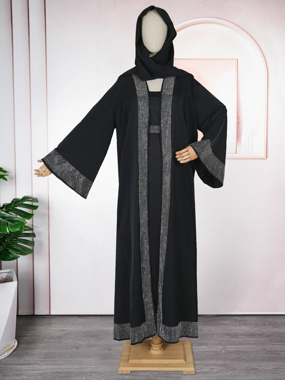Abayas For Women Dubai Luxury 2025 Chiffon Boubou Muslim Fashion Caftan Marocain Wedding Evening Party Dresses African Clothes