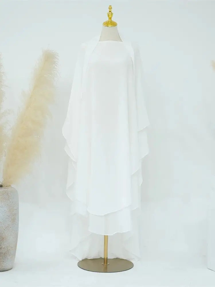 Dubai Chiffon Abaya Set