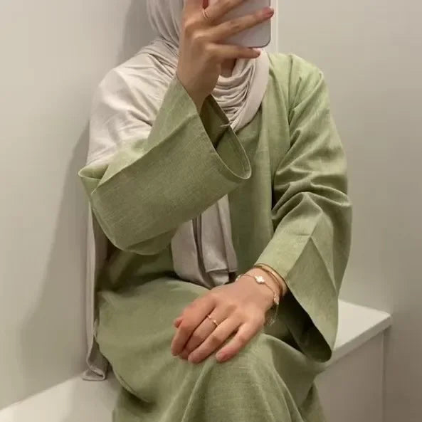 Moroccan Abaya Kaftan – Modest Maxi Dress Dubai Turkey Style