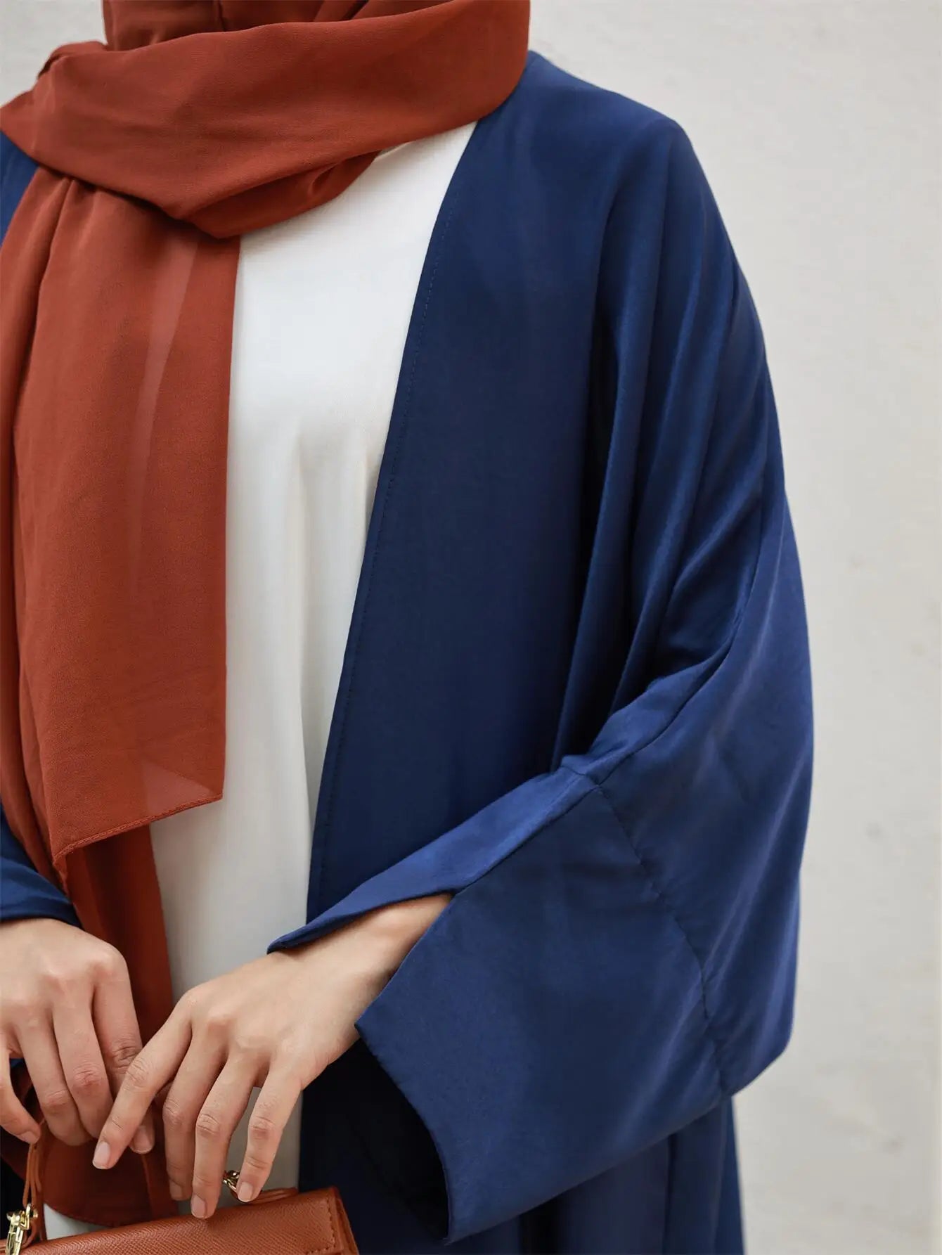 Open Abaya full Sleeve Slit