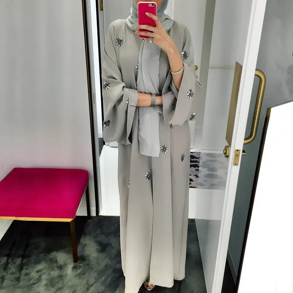 Simple Elegant Dubai open Abaya