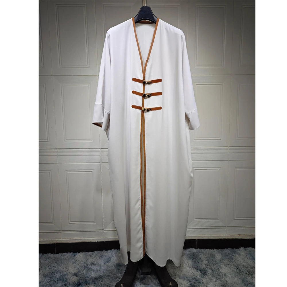 Satin Kimono Open Abayas for Women 2025 Ramadan Muslim Dress Turkey Kaftan Kebaya Caftan Marocain Abaya Dubai Luxury Jalabiya