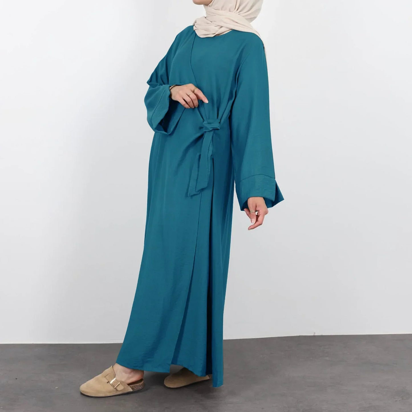 Moroccan Abaya Kaftan – Modest Maxi Dress Dubai Turkey Style