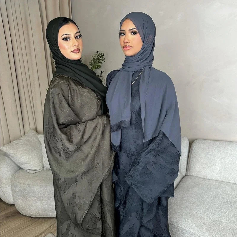 Dubai Luxury  2 Piece Abaya Sets
