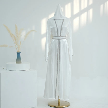 Dimond 3 Pieces sets Open Abaya