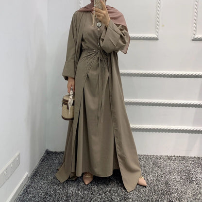 Embellished Belt Abaya