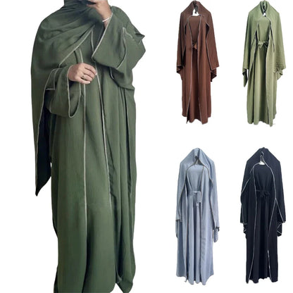 3-Piece Abaya Kaftan Set