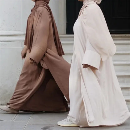 Elegent 3-Piece Abaya set/modesty in  mind