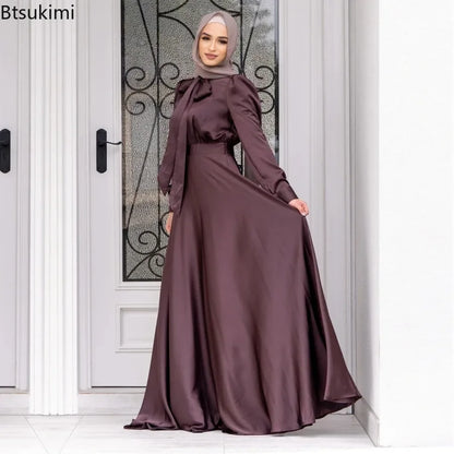 Elegant Satin Turkey Evening Dresses