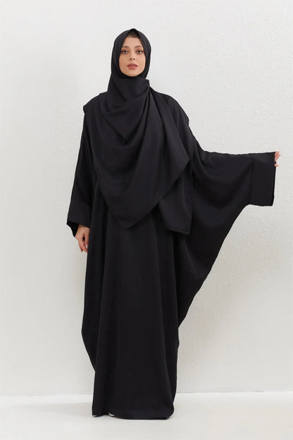 Two-Piece Abaya Jilbab   Prayer Kaftan Dress