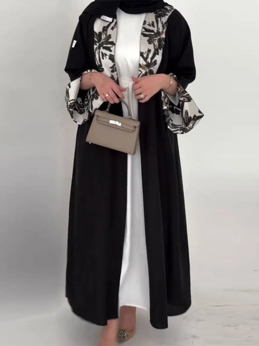 Cardigan Long Trench Coat Windbreaker Patchwork Outerwear  2025