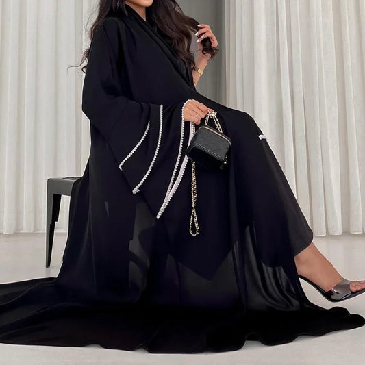 Dubai Luxury 2025 Open Abaya
