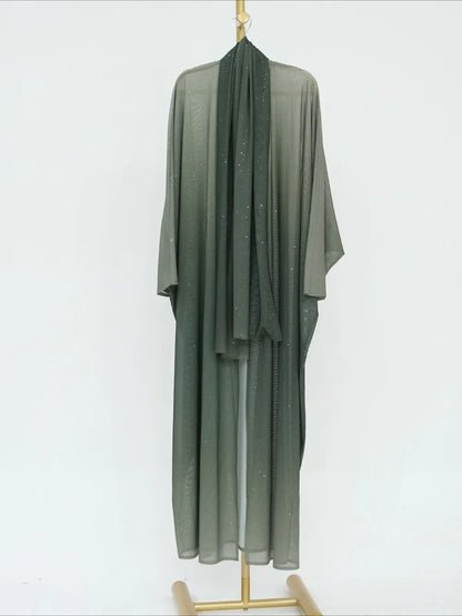 Morocco/Dubai  Open Abaya