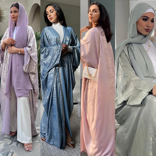 Elegant Dubai Modest open abaya