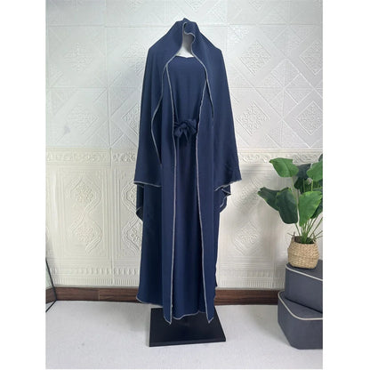 3-Piece Abaya Kaftan Set