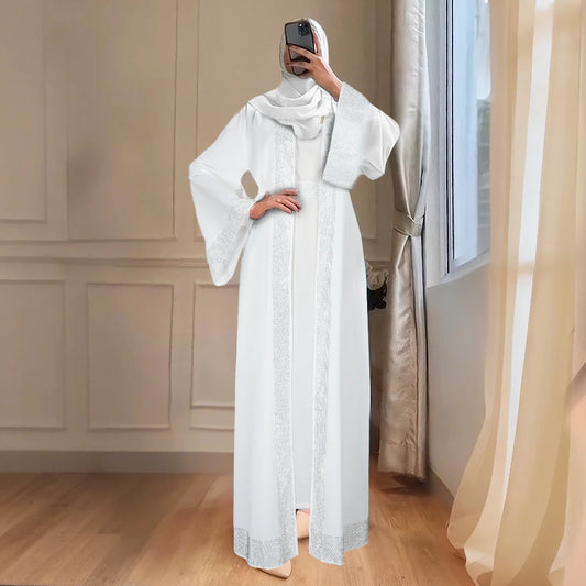 Abayas For Women Dubai Luxury 2025 Chiffon Boubou Muslim Fashion Caftan Marocain Wedding Evening Party Dresses African Clothes