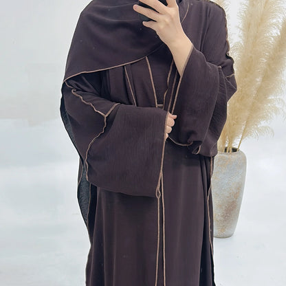 Dimond 3 Pieces sets Open Abaya