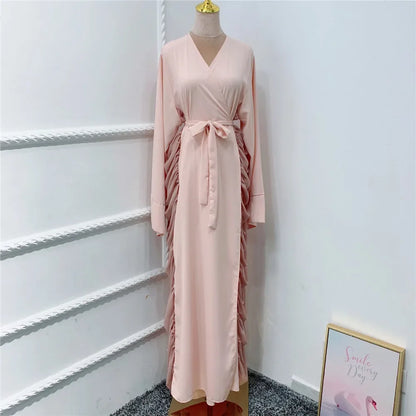 Elegant Modest open Abaya