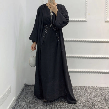Embellished Belt Abaya