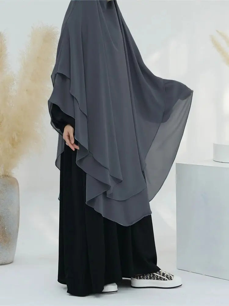 Dubai Chiffon Abaya Set