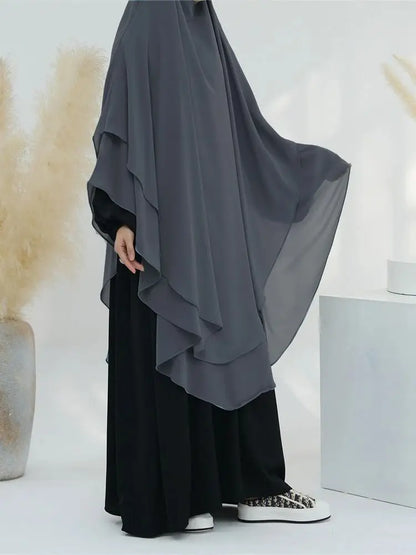Dubai Chiffon Abaya Set