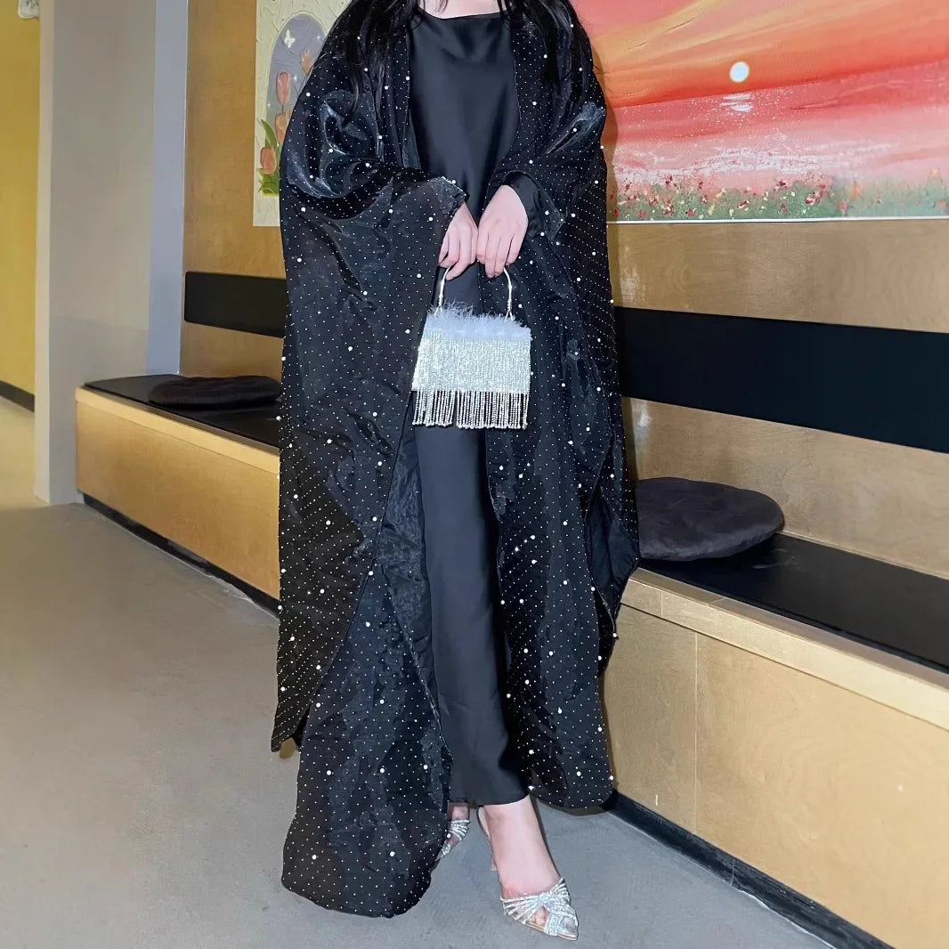 Luxury Two Piece Dimond Pear Abaya