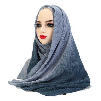 Trendy summer  Strechy Crinkle  Scarf