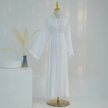 Dubai Satin Open Abaya